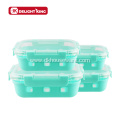 Custom Glass Food Container Set with Airtight Lid